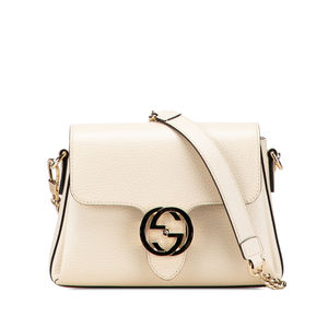 Pre-Loved Gucci Small Dollar Calfskin Interlocking G Crossbody